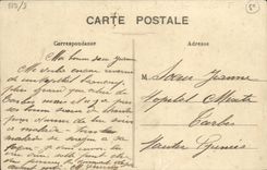 VINTAGE POSTCARD Paris Val de Grâce a room of patients Hospital