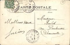 VINTAGE POSTCARD Paris Town hall the room of the meetings of the Municipal council