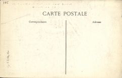 VINTAGE POSTCARD Paris Atelier of pre training of mutilate White House painting Militaria TOP