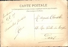 CPA DESSIN A LA MAIN Fantaisie Femme Reverie Signe Rose