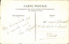 CPA DESSIN A LA MAIN Fantaisie Femme Signe Rose 1909