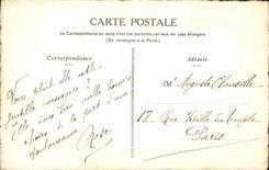 CPA DESSIN A LA MAIN Femme signe Rose 1909
