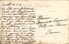 CPA Types Normands Le bonnet de coton Folklore Chien 