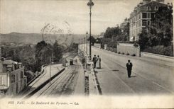 CPA Pau Boulevard des Pyrenees