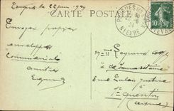 CPA Legende de St Saulge L'etang de Ranceau 