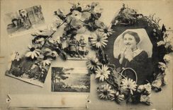 VINTAGE POSTCARD Children Folklore