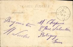 CPA Folklore Nos bons paysans Conference politique 