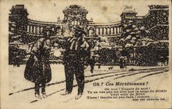 CPA Folklore Oh ces meridionaux ?