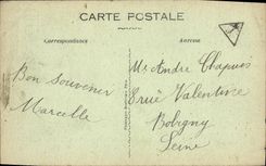 CPA a travers le Morvan Le conscrit de Bona Gendarme