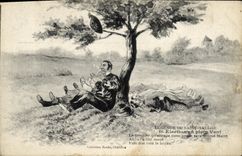 CPA Legende de St Saulge Election a plein vente 