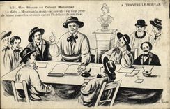 CPA A travers le Morvan Le maire