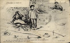 CPA a travers le Morvan Peche reservee