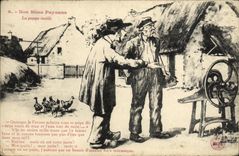 CPA Nos bons paysans La pompe inutile 