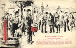 CPA Nos bons paysans Litterature municipale 