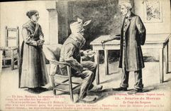 CPA Sourire du Morvan Folklore Humour Le coup des sangsues Docteur 