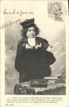 VINTAGE POSTCARD Enfant Lawyer Judges
