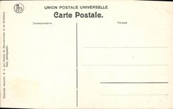 VINTAGE POSTCARD Cave of Han the throne room