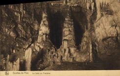 VINTAGE POSTCARD Caves of Han Room of the Chasm