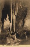 VINTAGE POSTCARD Caves of Han great drapery