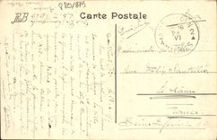 VINTAGE POSTCARD Malines Large places and cathedral