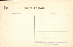 VINTAGE POSTCARD Ghent the House of the Boatmen