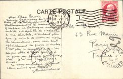 POSTAL Bruselas de la VENDIMIA la arcada del quincuagésimo aniversario