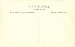 VINTAGE POSTCARD Turned Street Saint Martin and Beffroi