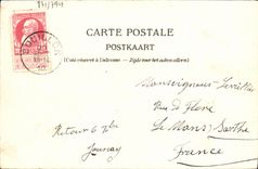 VINTAGE POSTCARD Bubble Semois and the Castle