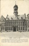 VINTAGE POSTCARD Mons the town hall