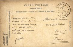 VINTAGE POSTCARD Namur low Sambre Seen from of the confluence