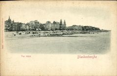 VINTAGE POSTCARD Blankenberghe Seen total