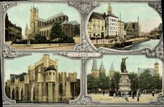 VINTAGE POSTCARD Ghent