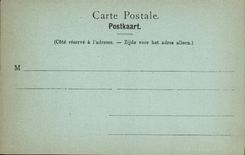 VINTAGE POSTCARD Blankenberghe Casino and sea bathings