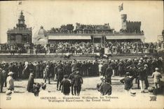 CPA Ostende Hippodrome Wellington Les tribunes Hippisme 