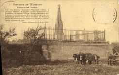 CPA Souvenir de Waterloo Monument des Prussiens 
