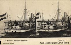 Vapor de Amberes de la POSTAL de la VENDIMIA en la carga de Julien Damoy