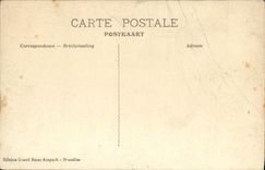 Lugares magníficos Maison de Bruselas de la POSTAL de la VENDIMIA de las corporaciones de Marche