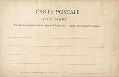 VINTAGE POSTCARD Namur House of 17th with the street of Gravel pit