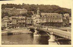 VINTAGE POSTCARD Dining Post office building