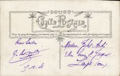 CPA Fantaisie Napoleon 1er