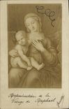 VINTAGE POSTCARD Virgin of Raphael