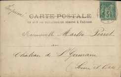 VINTAGE POSTCARD Virgin of Raphael