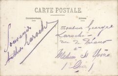 CARTE PHOTO Caleche en famille Cheval Mehun sur Yevre 