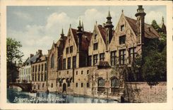 POSTAL Brujas de la VENDIMIA el paladar del franco