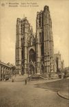 CPA Bruxelles Eglise Ste Gudule