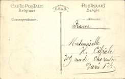 Museo de Amberes de la POSTAL de la VENDIMIA de las armas viejas de Steen