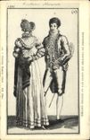 CPA Costume parisien