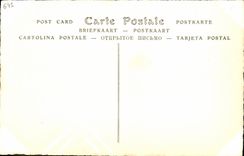 VINTAGE POSTCARD Parisian Costume Worsens