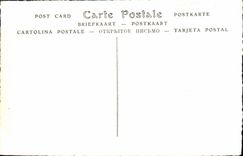 VINTAGE POSTCARD Prints 18th Lunch of Fanfan Van Gorp Mallet