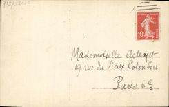 CPA A la folie Femme